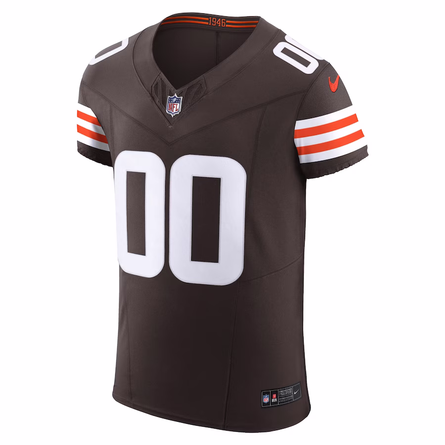 Men's Cleveland Browns Nike Brown Vapor F.U.S.E. Elite Custom Jersey