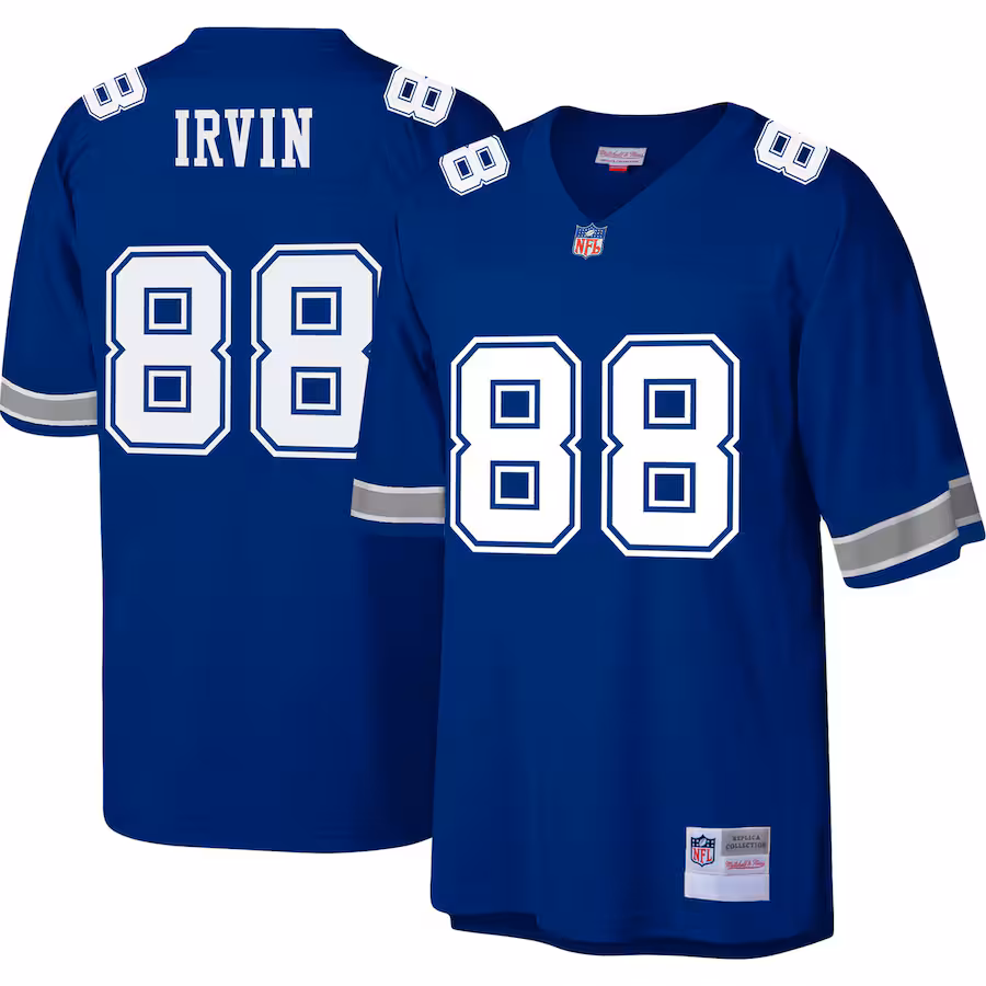 Men's Dallas Cowboys 1994 Michael Irvin Mitchell & Ness White Authentic Throwback Retired Player Jersey