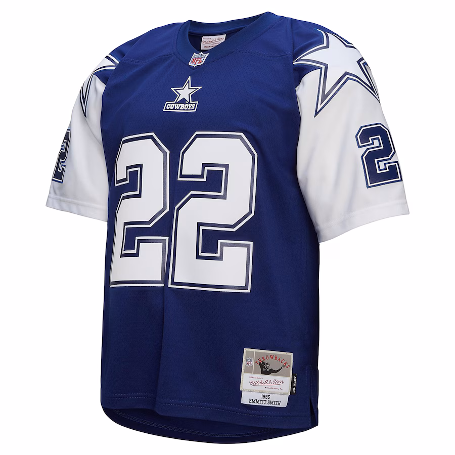 Men's Dallas Cowboys Emmitt Smith Mitchell & Ness Navy Legacy Replica Jersey
