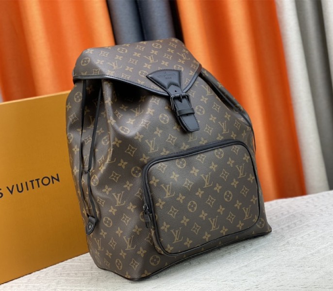 Louis Vuitton Monogram Canvas Montsouris Backpack In Black - Louis Vuitton