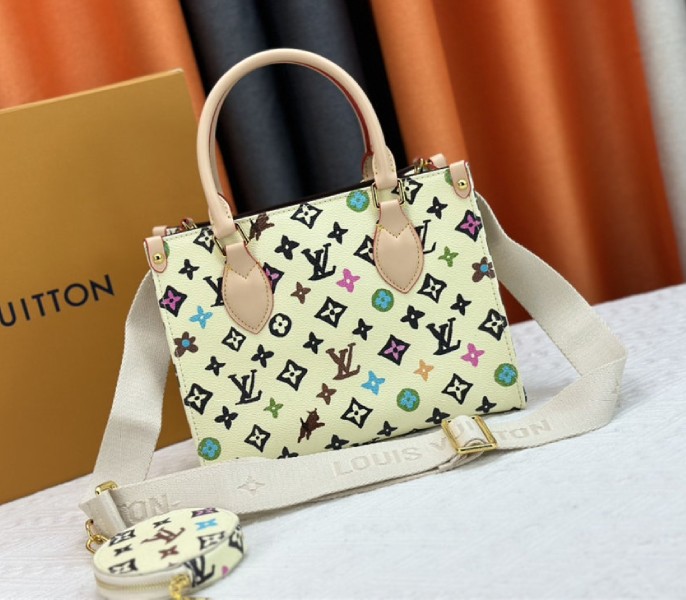 Louis Vuitton Monogram Craggy Onthego PM Tote In Vanilla - Louis Vuitton