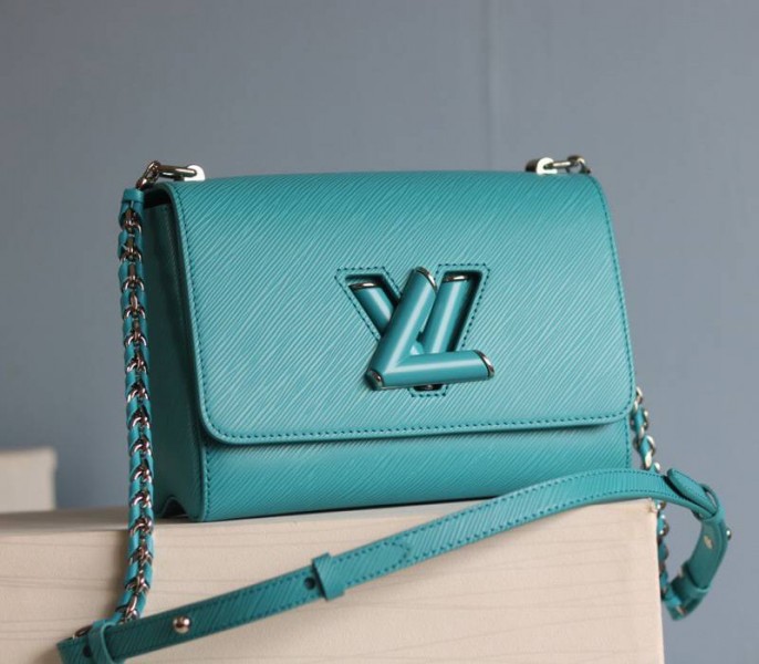 Louis Vuitton Epi Leather Twist MM Bag In Celestial Blue - Louis Vuitton