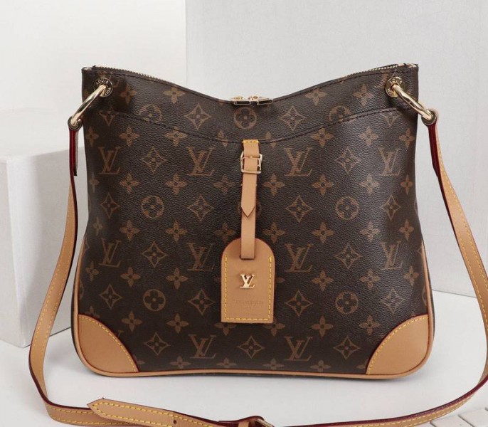 Louis Vuitton Monogram Canvas Odeon MM Bag In Natural - Louis Vuitton