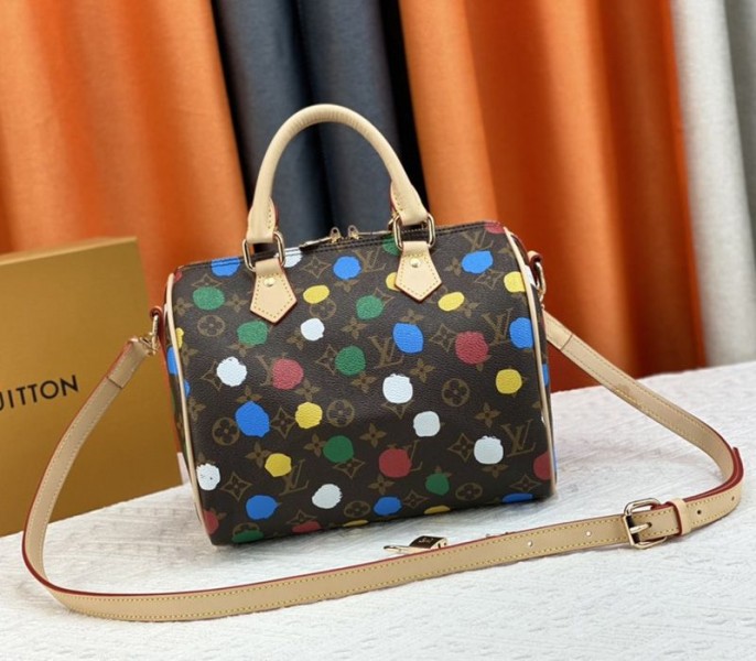 Louis Vuitton X YK Monogram Canvas Speedy Bandouliere 25 Handbag - Louis Vuitton