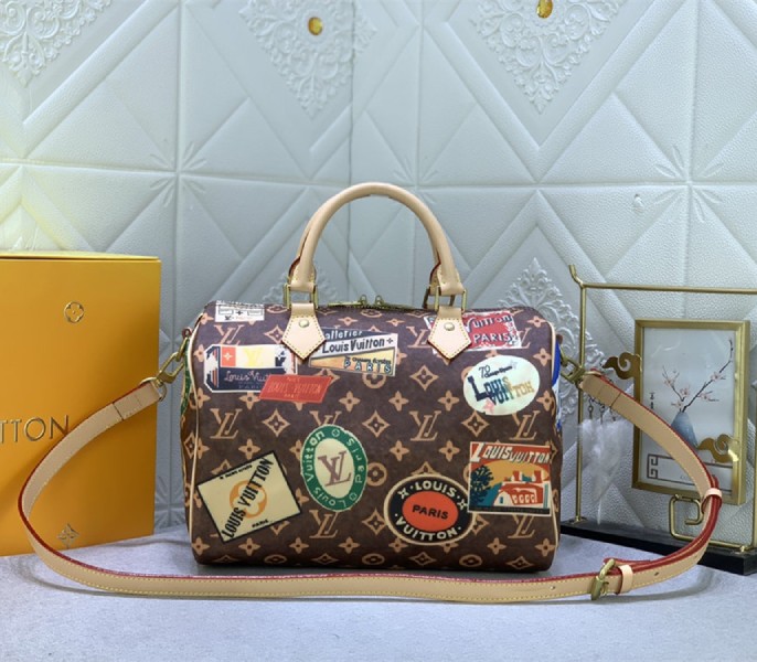 Louis Vuitton Flight Mode Monogram Canvas Speedy Bandouliere 30 Handbag - Louis Vuitton