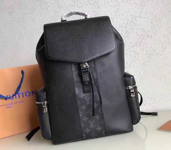 Louis Vuitton Taiga Leather Outdoor Backpack In Eclipse Black - Louis Vuitton