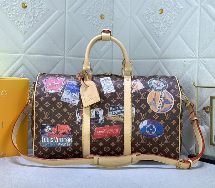 Louis Vuitton Flight Mode Monogram Canvas Keepall Bandouliere 45 Travel Bag - Louis Vuitton