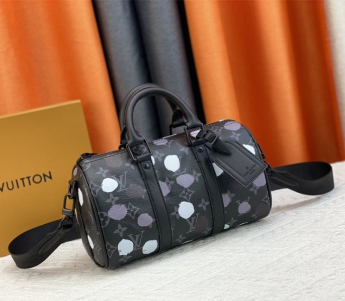 Louis Vuitton X YK Monogram Eclipse Keepall 25 Bandouliere Travel Bag - Louis Vuitton
