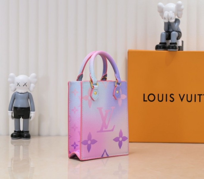 Louis Vuitton Spring 2022 Petit Sac Plat In Sunrise Pastel - Louis Vuitton