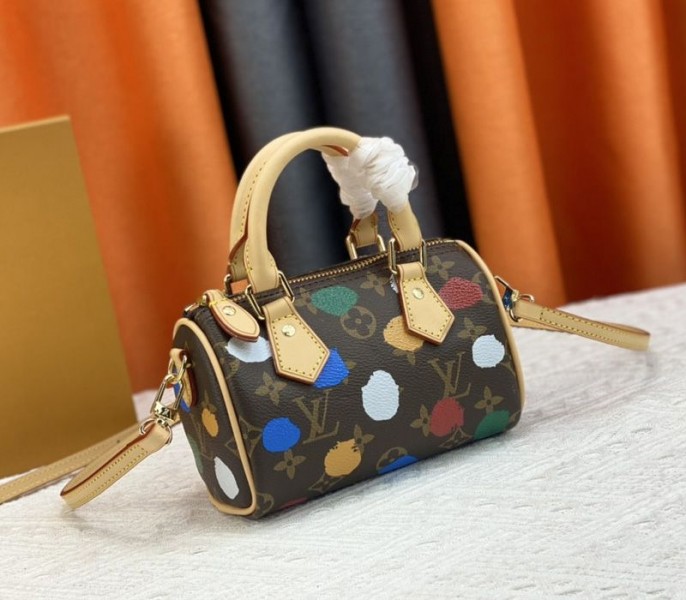 Louis Vuitton X YK Monogram Canvas Nano Speedy Handbag - Louis Vuitton