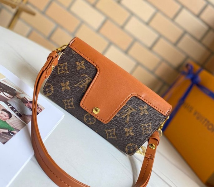 Louis Vuitton Monogram Canvas Padlock On Strap Bag In Caramel - Louis Vuitton
