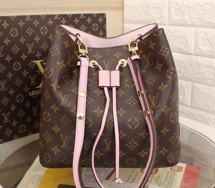 Louis Vuitton Monogram Canvas NeoNoe MM Bag In Rose Poudre - Louis Vuitton