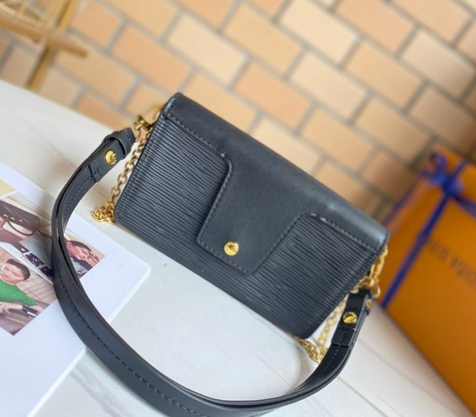 Louis Vuitton Epi Leather Padlock On Strap Bag In Black - Louis Vuitton