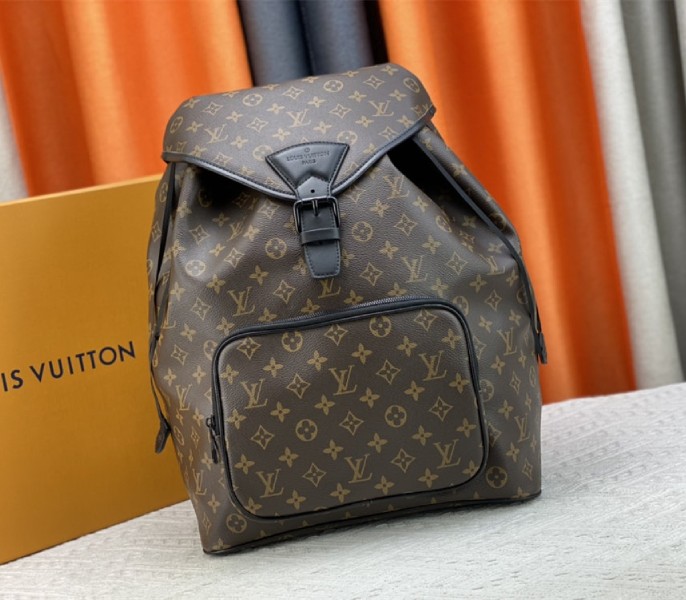 Louis Vuitton Monogram Canvas Montsouris Backpack In Black - Louis Vuitton