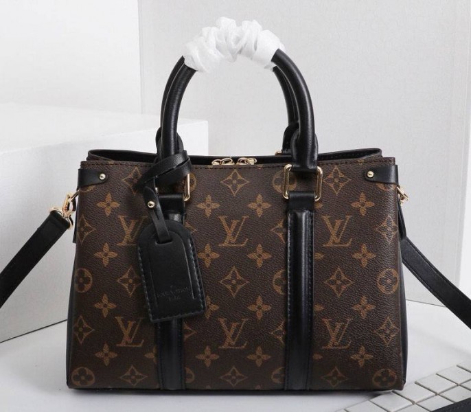 Louis Vuitton Monogram Canvas Soufflot BB Bag In Black - Louis Vuitton
