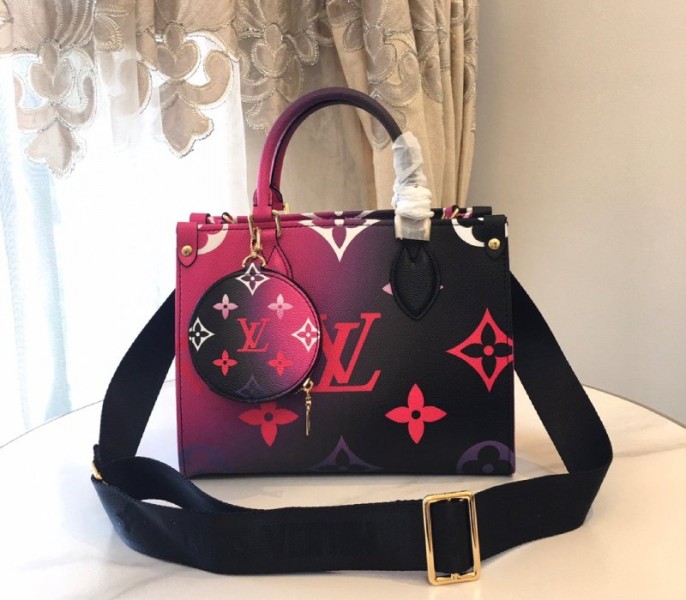 Louis Vuitton Spring 2022 Onthego PM Tote In Midnight Fuchsia - Louis Vuitton
