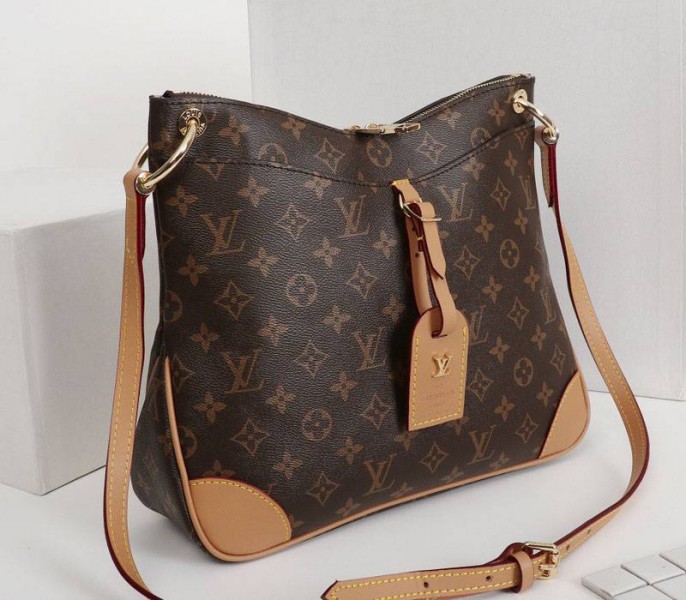 Louis Vuitton Monogram Canvas Odeon MM Bag In Natural - Louis Vuitton