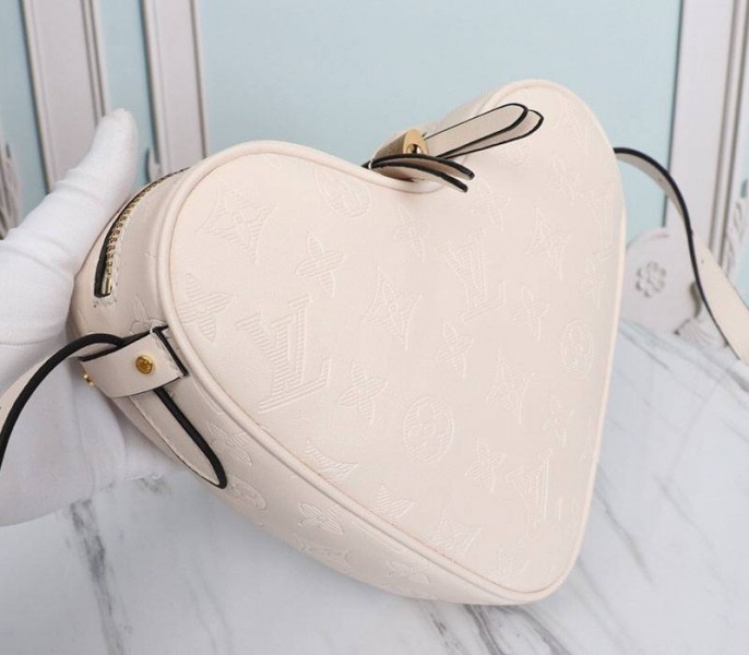 Louis Vuitton Monogram Empreinte Game On Coeur Bag In Cream - Louis Vuitton