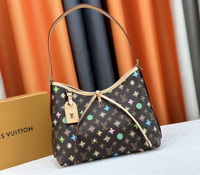 Louis Vuitton Monogram Craggy CarryAll PM Bag In Chocolate - Louis Vuitton