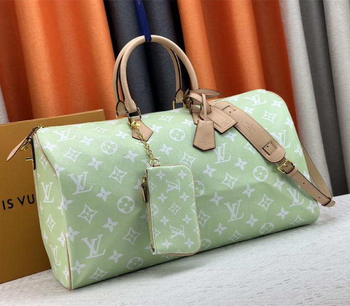 Louis Vuitton Speedy P9 Bandouliere 50 Bag In Light Green - Louis Vuitton