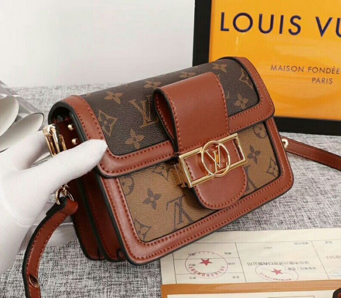 Louis Vuitton Monogram Reverse Canvas Mini Dauphine Bag - Louis Vuitton