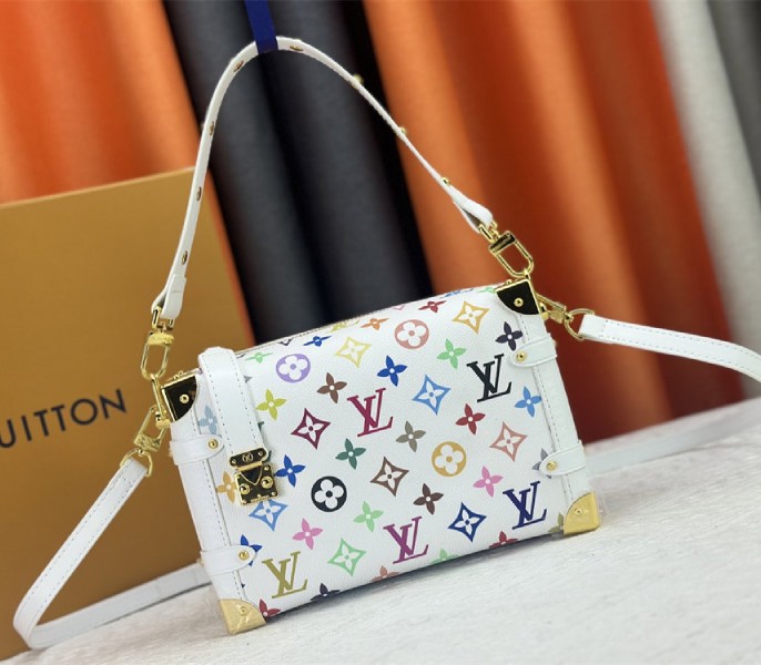 Louis Vuitton X TM Multicolored Side Trunk MM In White - Louis Vuitton