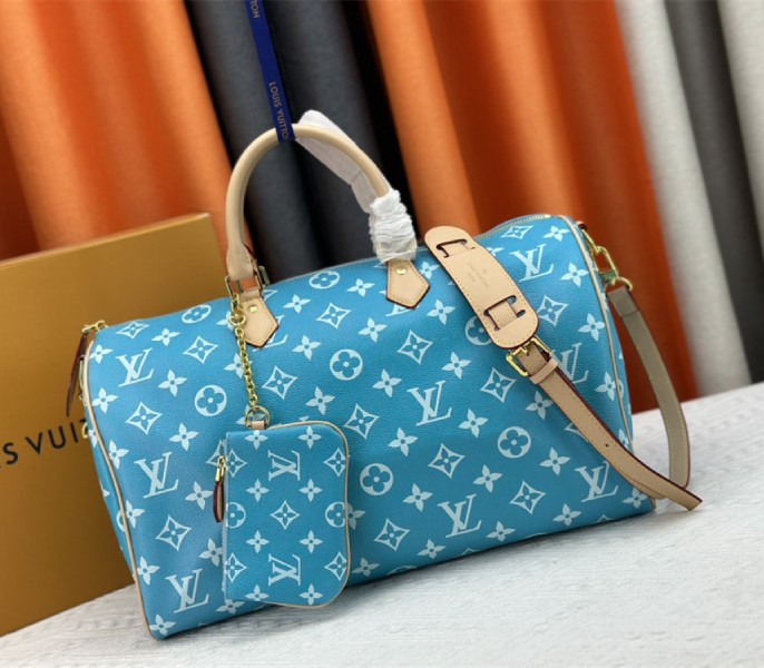 Louis Vuitton Speedy P9 Bandouliere 40 Bag In Turquoise - Louis Vuitton