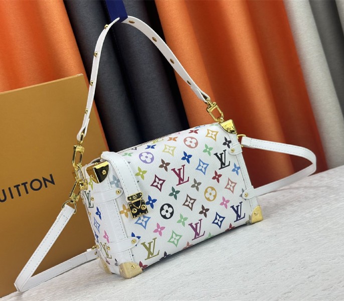 Louis Vuitton X TM Multicolored Side Trunk MM In White - Louis Vuitton