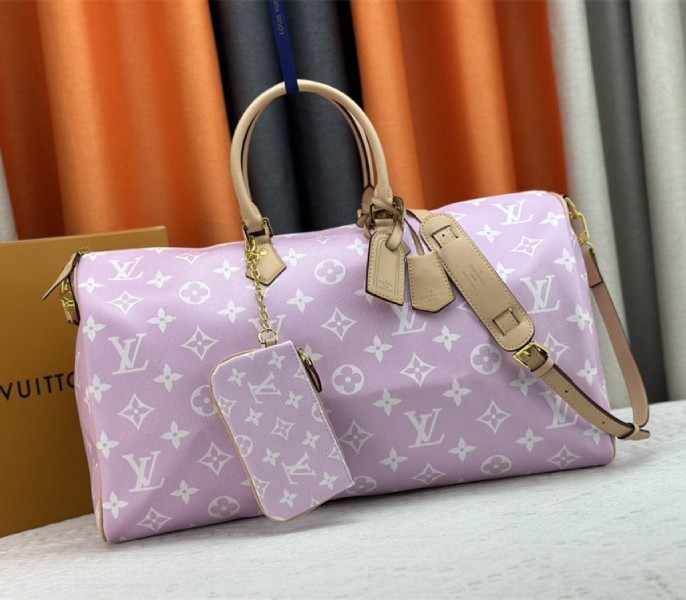 Louis Vuitton Speedy P9 Bandouliere 50 Bag In Light Hot Pink - Louis Vuitton