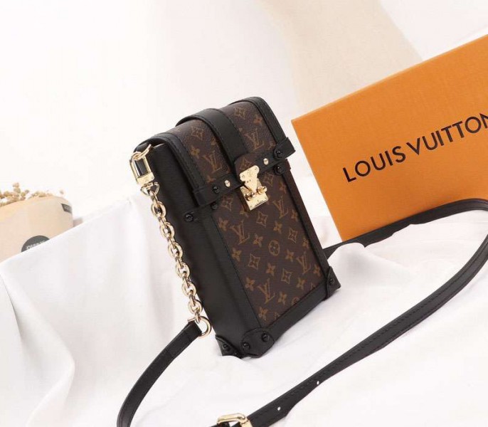 Louis Vuitton Monogram Canvas Vertical Trunk Pochette - Louis Vuitton