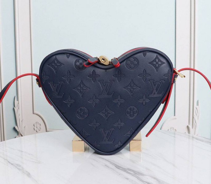 Louis Vuitton Monogram Empreinte Game On Coeur Bag In Navy Blue - Louis Vuitton