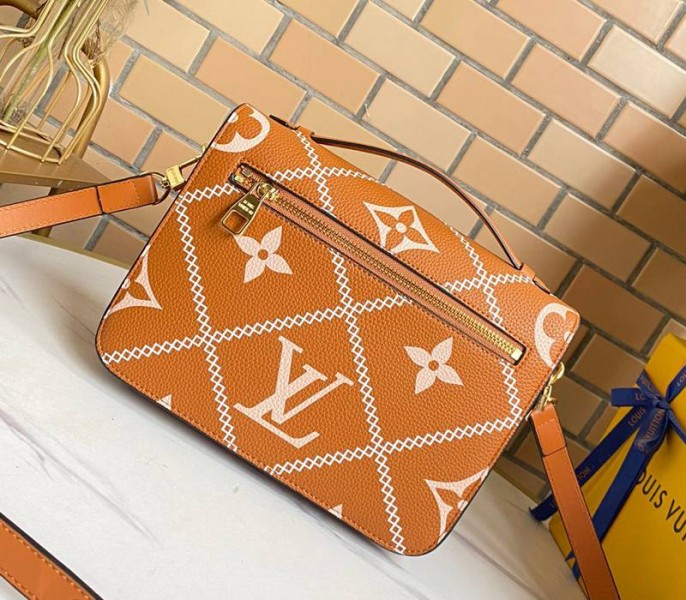 Louis Vuitton Spring 2022 Monogram Empreinte Metis Handbag In Arizona Brown - Louis Vuitton