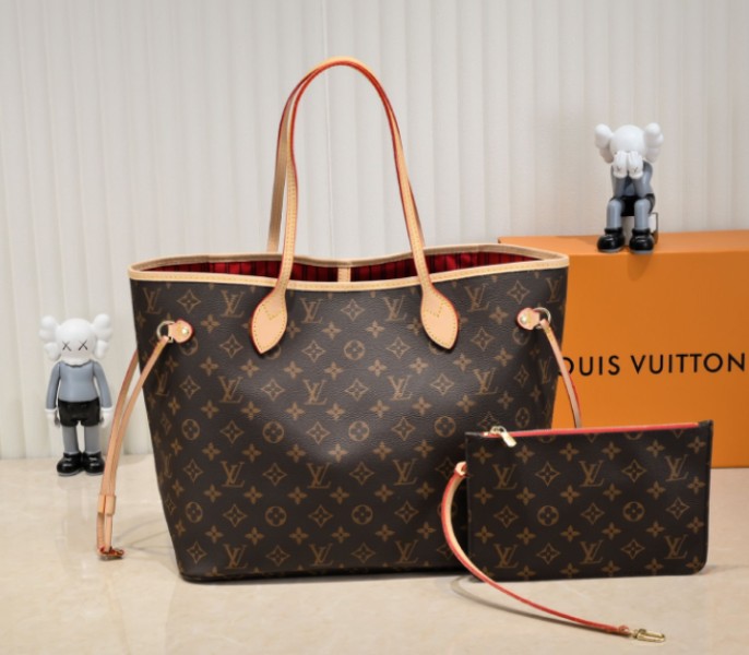 Louis Vuitton Monogram Canvas Neverfull MM Tote In Peony Pink - Louis Vuitton