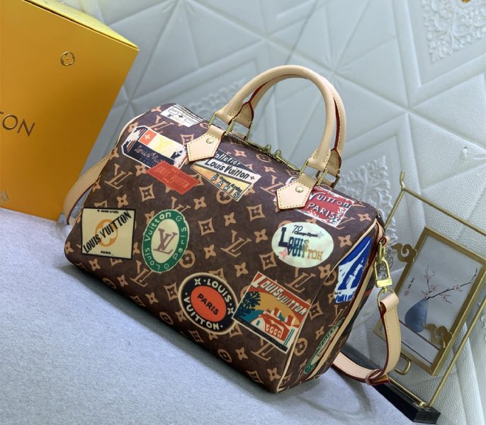 Louis Vuitton Flight Mode Monogram Canvas Speedy Bandouliere 30 Handbag - Louis Vuitton