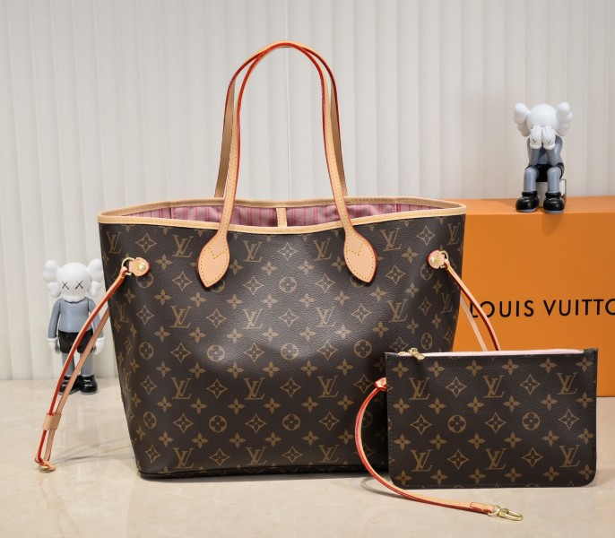 Louis Vuitton Monogram Canvas Neverfull MM Tote In Pink - Louis Vuitton