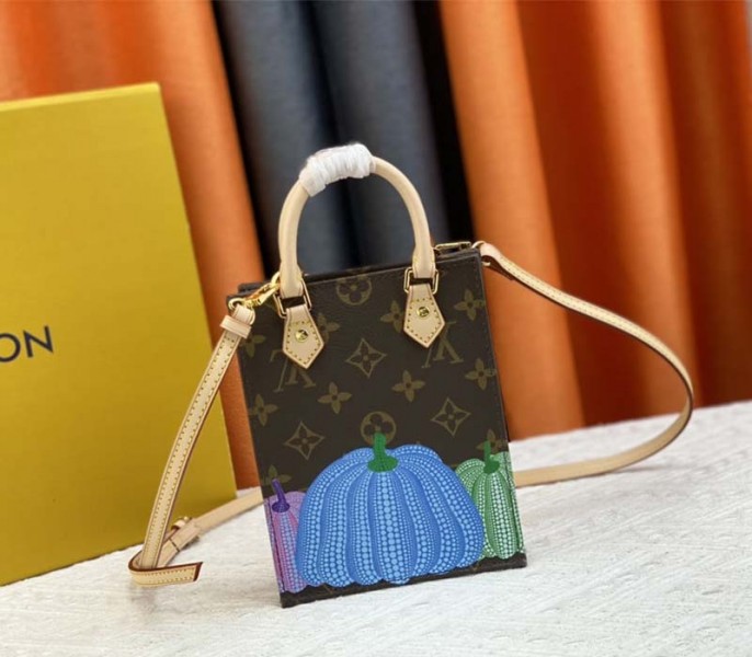 Louis Vuitton X YK Monogram Canvas Petit Sac Plat In Pumpkin - Louis Vuitton