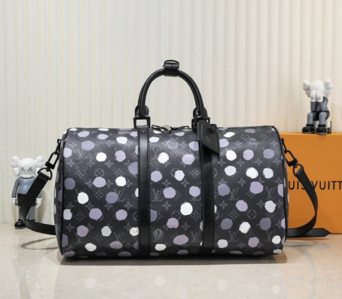 Louis Vuitton X YK Monogram Eclipse Keepall 45 Bandouliere Travel Bag - Louis Vuitton