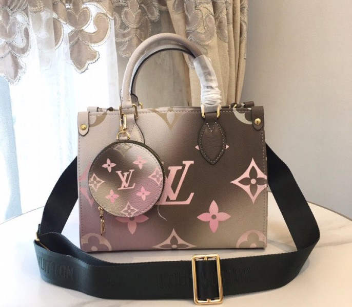 Louis Vuitton Spring 2022 Onthego PM Tote In Sunset Kaki - Louis Vuitton