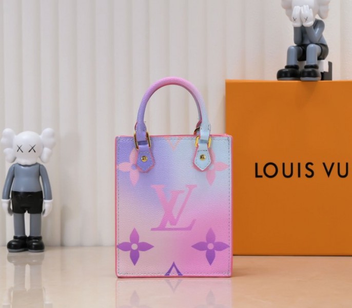 Louis Vuitton Spring 2022 Petit Sac Plat In Sunrise Pastel - Louis Vuitton