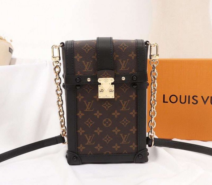 Louis Vuitton Monogram Canvas Vertical Trunk Pochette - Louis Vuitton