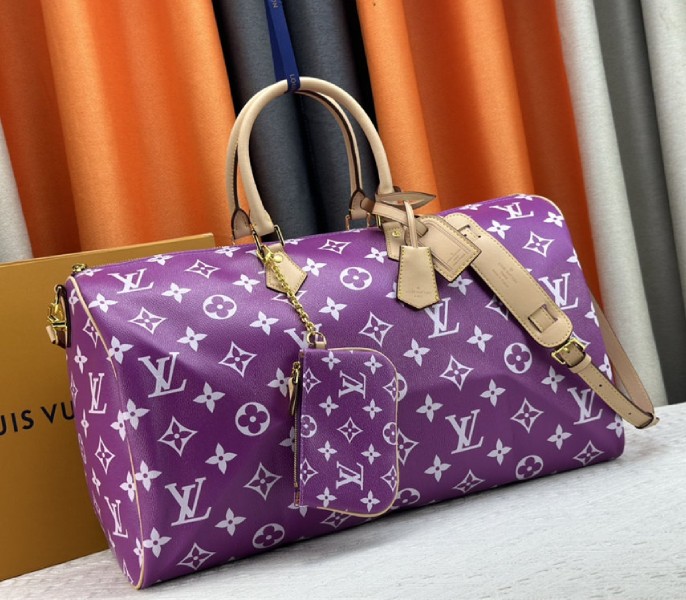 Louis Vuitton Speedy P9 Bandouliere 50 Bag In Pink Purple - Louis Vuitton