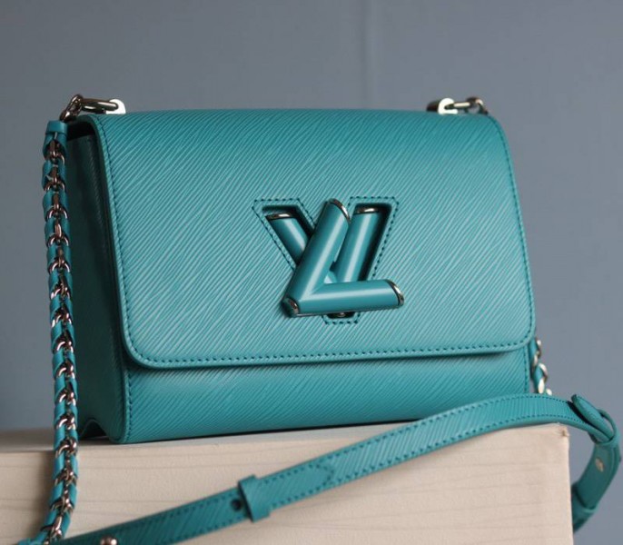 Louis Vuitton Epi Leather Twist MM Bag In Celestial Blue - Louis Vuitton