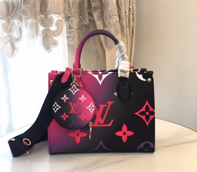 Louis Vuitton Spring 2022 Onthego PM Tote In Midnight Fuchsia - Louis Vuitton