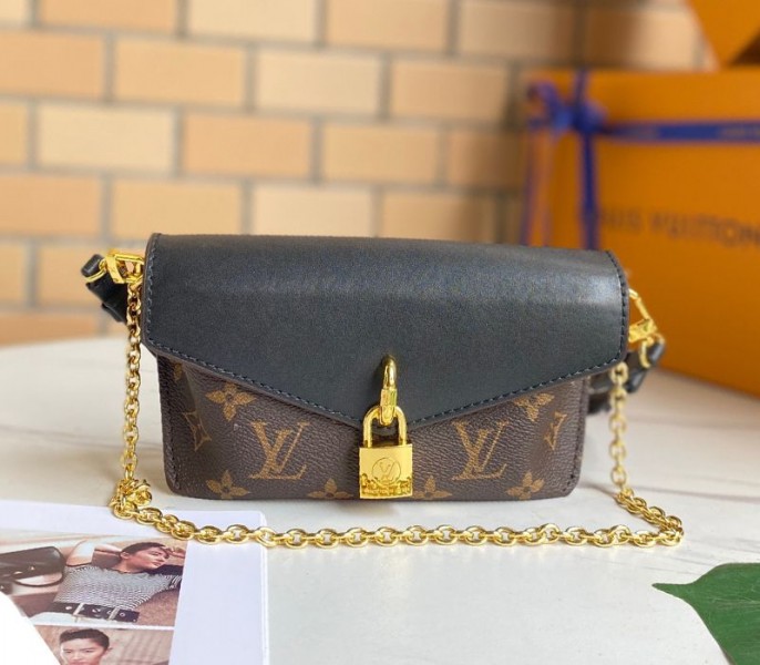 Louis Vuitton Monogram Canvas Padlock On Strap Bag In Black - Louis Vuitton
