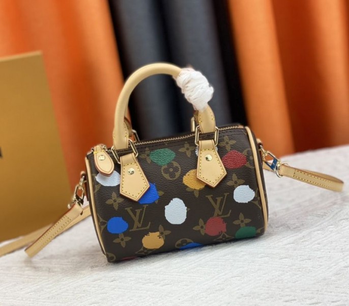 Louis Vuitton X YK Monogram Canvas Nano Speedy Handbag - Louis Vuitton
