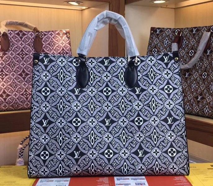 Louis Vuitton Since 1854 Onthego GM Tote In Navy Blue - Louis Vuitton