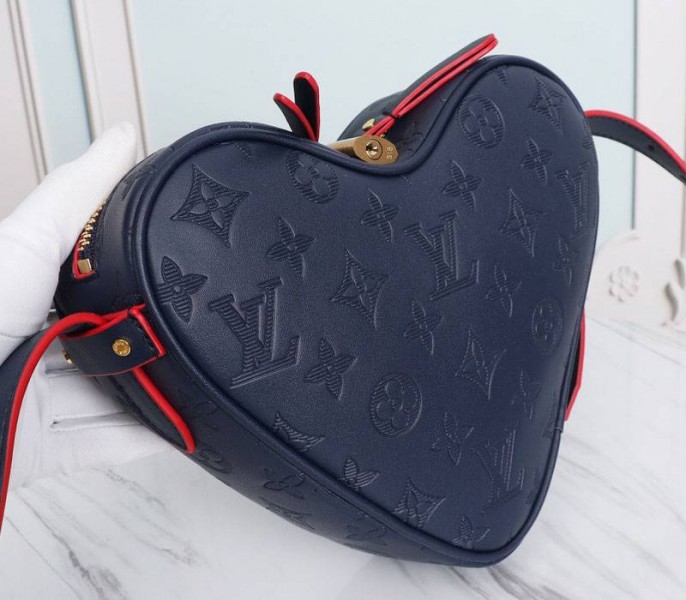 Louis Vuitton Monogram Empreinte Game On Coeur Bag In Navy Blue - Louis Vuitton