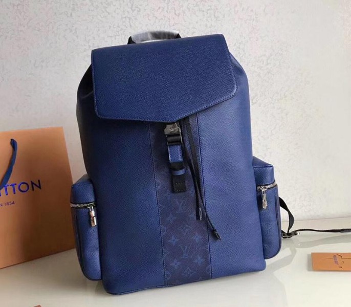 Louis Vuitton Taiga Leather Outdoor Backpack In Pacific Blue - Louis Vuitton