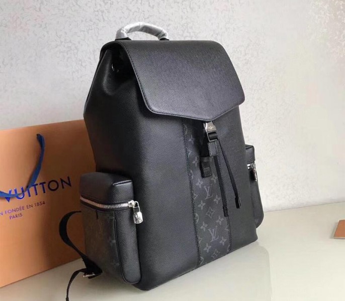 Louis Vuitton Taiga Leather Outdoor Backpack In Eclipse Black - Louis Vuitton