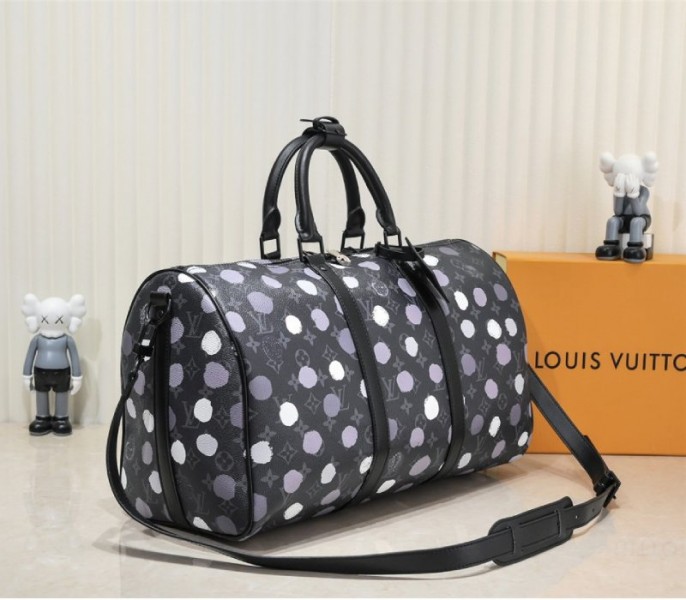 Louis Vuitton X YK Monogram Eclipse Keepall 45 Bandouliere Travel Bag - Louis Vuitton